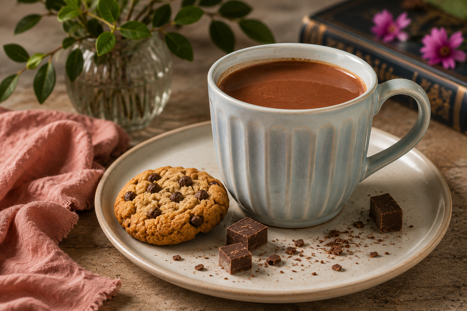 Preparing Cavaa Signature Drinking Chocolate