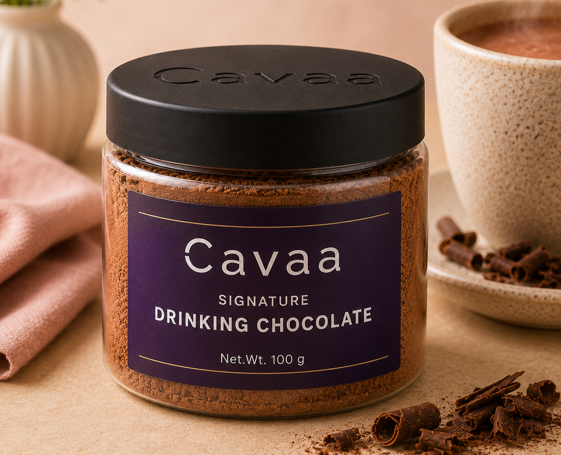 Cavaa Signature Drinking Chocolate 100 gram jar