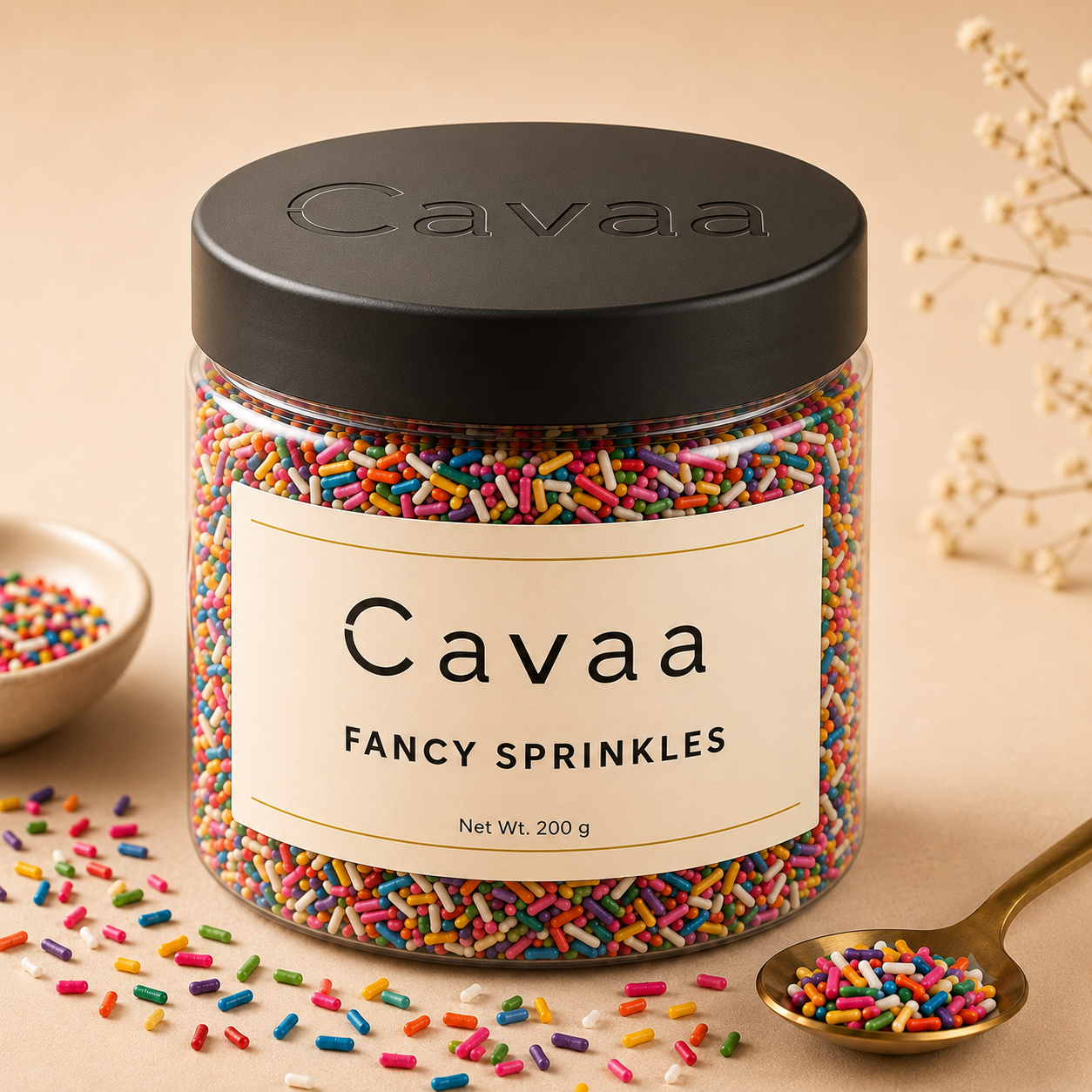 Cavaa Fancy Sprinkles 200 gram jar